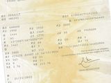 a picture of a document with a stamp on it