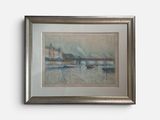 an image of a picture of a painting hanging on a wall