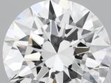 un diamant rond taille brillant présentant un léger centrage