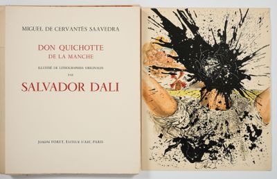 [DALI]. CERVANTÈS. DON QUICHOTTE DE LA MANCHE. Illustré de lithographi - Photo 1