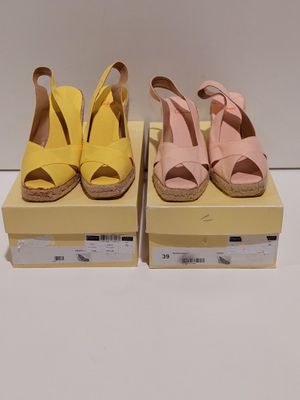 Lot de 2 - CASTAÑER - Espadrilles compensées - Modèle Diana …