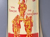 a bottle of wine that is sitting on a table