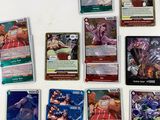 a lot of cards that are on the table
