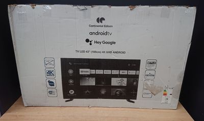 TV LED CONTINENTAL EDISON - CELED43SAUHD24B3 - 43" (108 cm) … - Photo 1