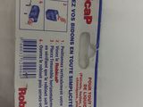 packaging of a package of toilet tissue on a white surface