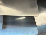 a close up view of a piece of metal on a table