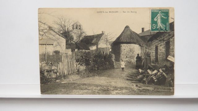 Lioux-les-Monges : Bas du Bourg. Carte rare !!! TBE.