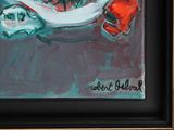 a picture of a painting of a fish in a bowl