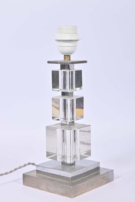 an image of a lamp that is on a table