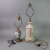 Réunion de deux lampes comprenant : (photo 2)