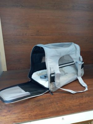 a bag that is sitting on top of a desk