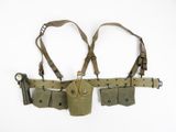 a belt that has two holsters attached to it