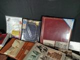 a lot of books that are sitting on a table