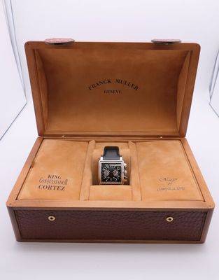 Franck Muller. Montre chronographe acier modèle Conquistador…