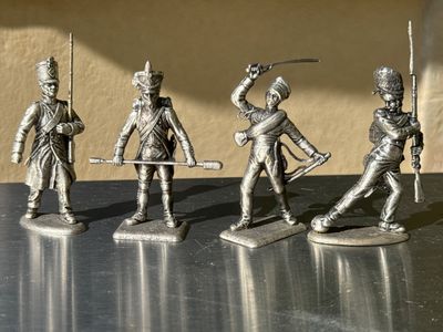 4 soldats de plomb de l'Empire