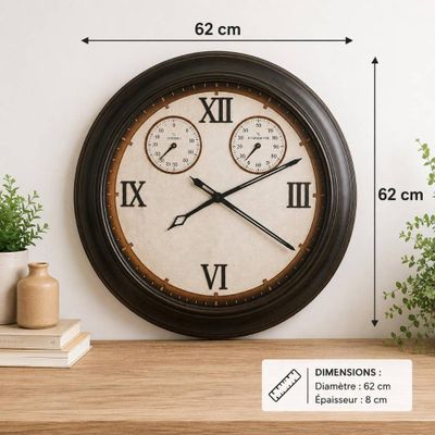 une image représentant une horloge dont le cadran comporte des chiffres romains