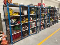 sept éléments de racks métalliques moyen porteur 5 niveaux 1…