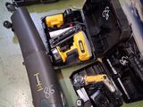 a blow dryer and other tools on a table
