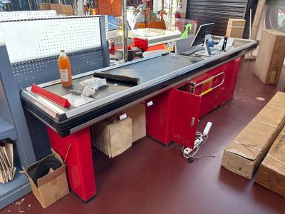 an image of a workbench in a factory with a lot of tools
