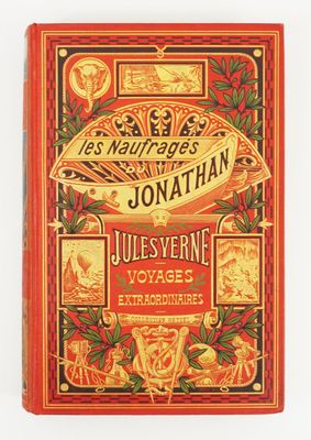 la couverture de la première édition du roman *Les naufrages de Jonathan*
