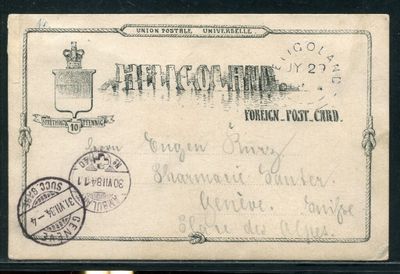 a picture of a postcard with a stamp on it