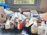 many items that are sitting on a table near a window