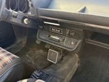 a car dashboard with a car radio in it