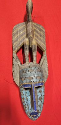 MALI Masque rituel pélican origine DJENNE (2è ville musulman…