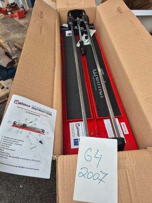 Coupe-carreaux professionnel de table, équipé de rails de gu…