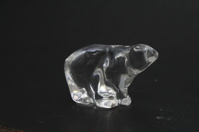 HADELAND. Ours polaire en cristal.