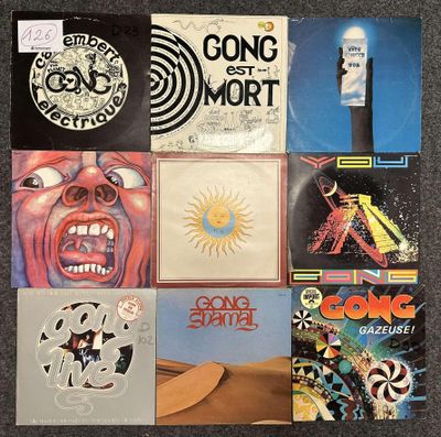 Gong et King Crimson. Lot de 9 disques vinyles 33T dont : Yo… - Photo 1