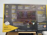 a box with a keyboard inside of it on a table