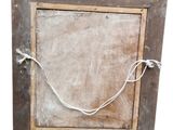 a picture of a wooden frame with a string attached to it