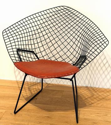 diamond chair by harry bert for knoller