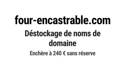 Nom de domaine four-encastrable.