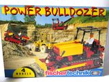 a box with a picture of a construction vehicle and a bulldozer