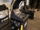 a machine that is sitting inside of a garage