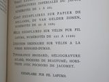 an open book with a black and white picture on it