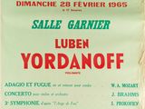 a poster advertising a concert for the french band ' jean persson '