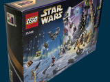 a box with a lego star wars set in it