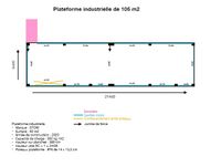 Mezzanine / plateforme industrielle métallique de 105 m² en … (photo 2)