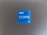 an intel core logo on the back of a laptop