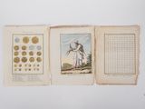 two pages of a book with a picture of a man holding a bird
