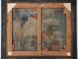 an image of a picture of a window with a painting on it