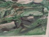 a picture of a painting on the wall of a house