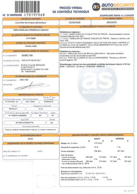 a document with a picture of a car ' s driver ' s license