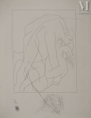 an image of a drawing of a woman holding a child