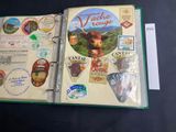 a binder with a picture of a cow on it