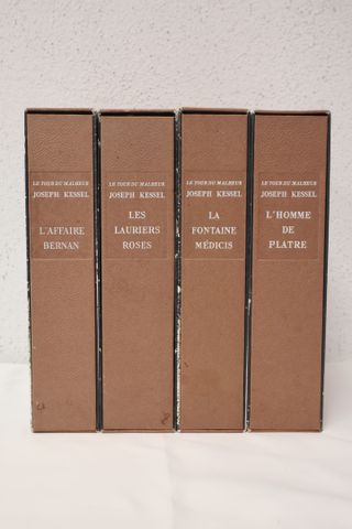 KESSEL Joseph : La tour du malheur. 4 volumes in-4 en feuilles so...