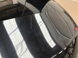 a car that is parked on the side of the street